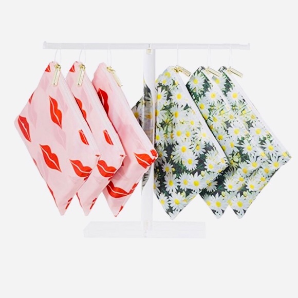 KATE SPADE ♠️ REUSABLE SHOPPING TOTE,DAISY W/POUCH - Picture 9 of 10